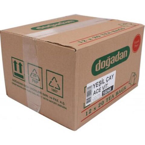 Doğadan A,C,E Vitaminli Yeşil Çay 20 'Li 12 adet