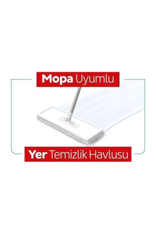 Sleepy Beyaz Sabun Katkılı 50'li 4 X Large Mopa Uyumlu Temizlik Havlusu