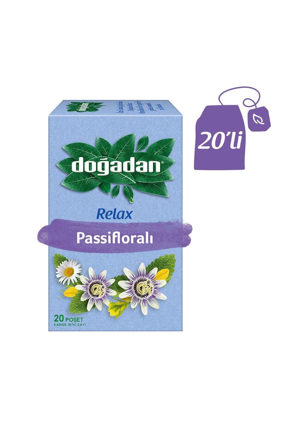 Doğadan Relax Passifloralı Bitki Çayı 20'Li
