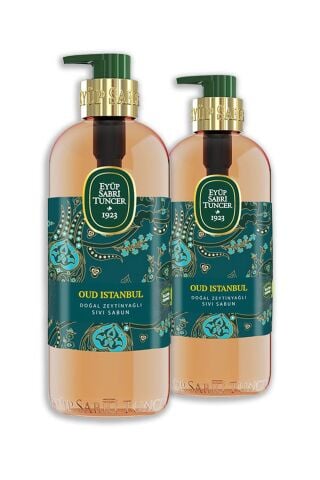 Eyüp Sabri Tuncer Oud İstanbul Doğal Zeytinyağlı Sıvı Sabun 500 ml x 2 Adet