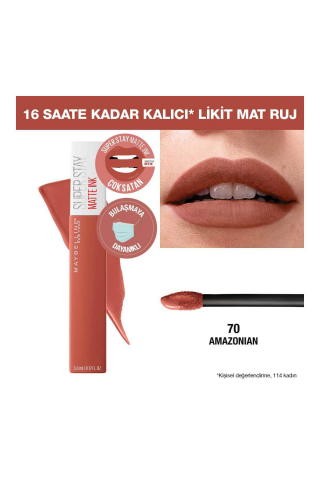 Maybelline Lash Sensational Sky High Maskara,Argan Misel 400 ml ,  70 Amazonian Ruj ve ROSIE