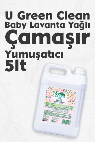 Green Clean Baby Bitkisel Çamaşır Yumuşatıcı Lavanta Yağlı 5 lt