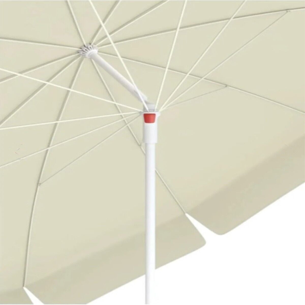 10 Telli Plaj Bahçe Balkon Şemsiyesi Eğilebilir 200 cm Kalın Kumaş