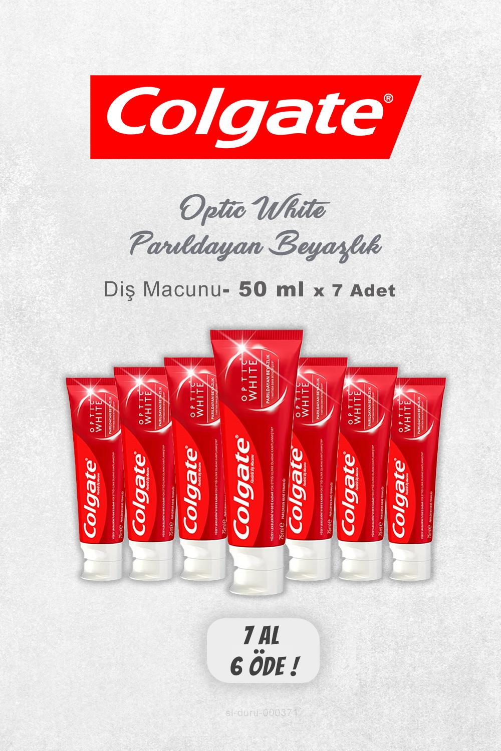 7 AL 6 ÖDE Colgate Optic White Parıldayan Beyazlık 50 ml