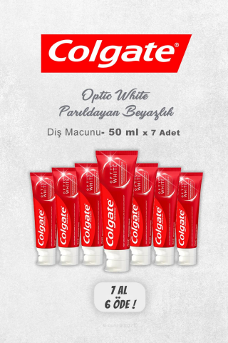 7 AL 6 ÖDE Colgate Optic White Parıldayan Beyazlık 50 ml