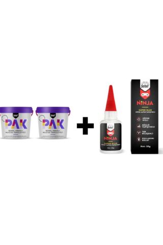 Selsil 2 Adet Pak Genel Amaçlı Temizleyici ve Ninja Japon Yapıştırıcı