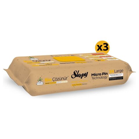 Sleepy Bio Çözünür Yüzey Temizlik Havlusu Karanfil&Tarçın 3x50 (150 Yaprak)