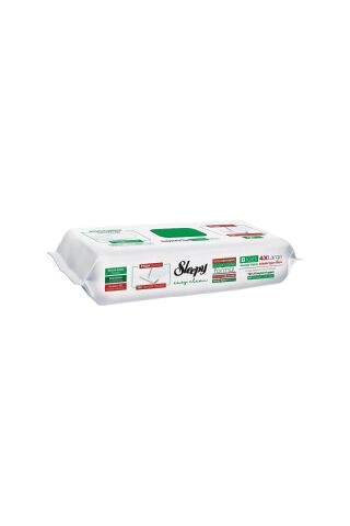Easy Clean Beyaz Sabun Katkılı Mopa Uyumlu Yer Temizlik Havlusu 50 Yaprak, Dayanıklı Özel Ambalaj