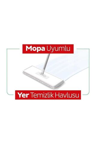 Easy Clean Beyaz Sabun Katkılı Mopa Uyumlu Yer Temizlik Havlusu 50 Yaprak