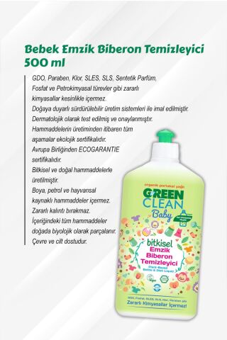 Green Clean Emzik Biberon Tem. 500 ml 7 AL 6 ÖDE ve Rosie Hediye