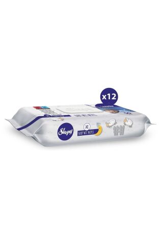 Sleepy Xl Lavanta Kokulu Bebek Vücut Temizleme Havlusu 12X50 Adet
