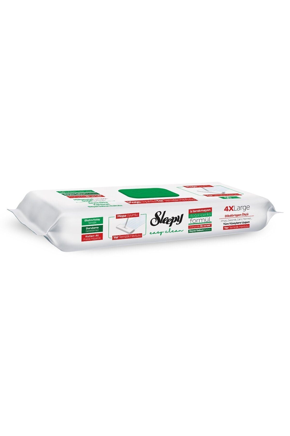Sleepy Beyaz Sabun Katkılı 50'li 4 X Large Mopa Uyumlu Temizlik Havlusu