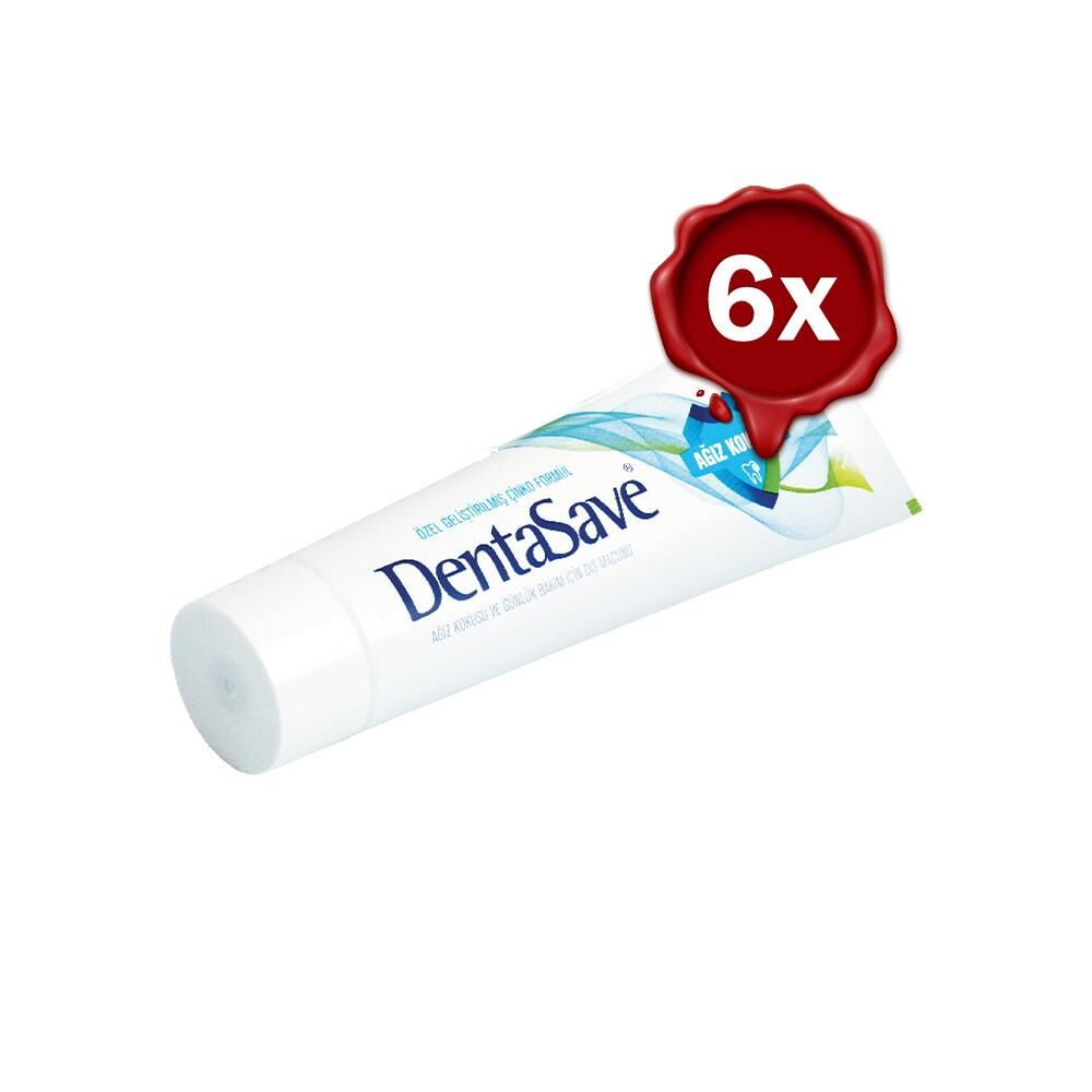 DentaSave Diş Macunu Ağız Kokusu Çinko Formül 75 ml x 6