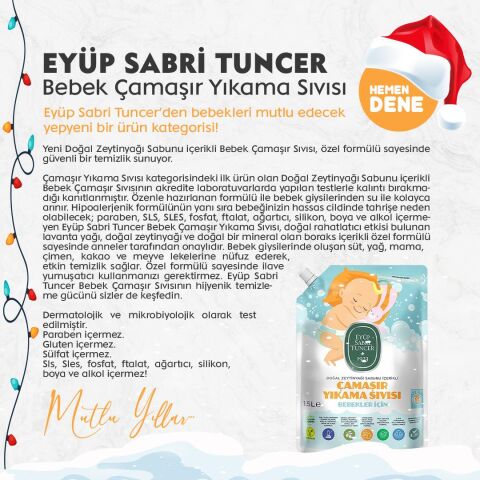 Eyüp Sabri Tuncer Bebek Çamaşır Yıkama Sıvısı 1500 ml