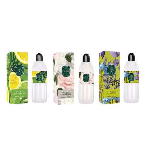 Eyüp Sabri Tuncer Kolonya Çeşme Limonu, Gardenya ve Lavanta Pet Şişe 400 ml
