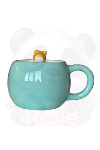 Köpek Figürlü Seramik Kupa 350 ml