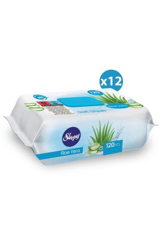 Sleepy Aloe Vera Islak Havlu 12X120 (1440 Yaprak)