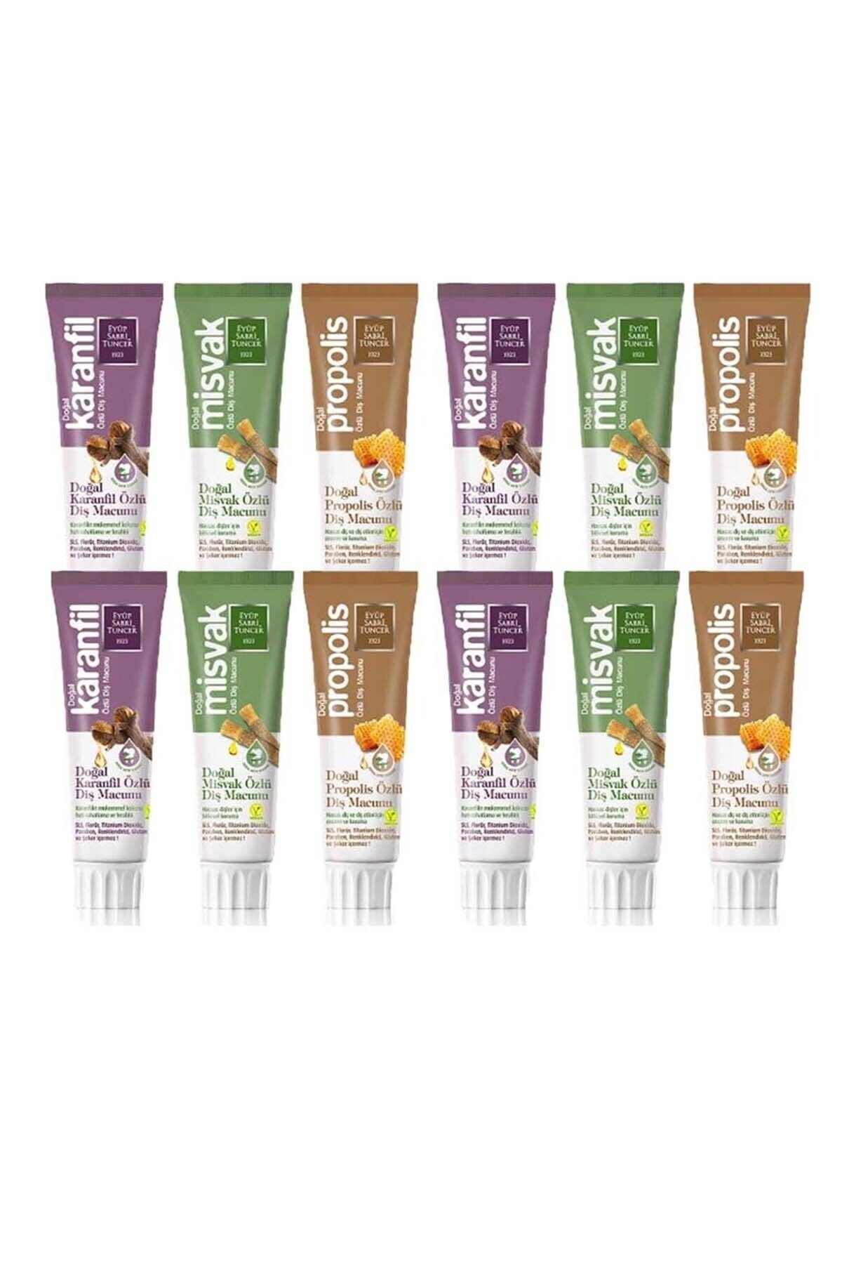 Eyüp Sabri Tuncer Diş Macunu Seti 12'li