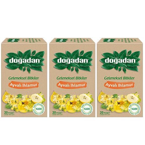 Doğadan Ayvalı Ihlamur Çay x 3 adet