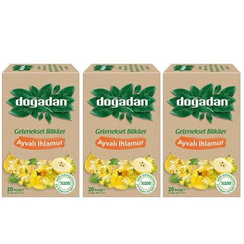 Doğadan Ayvalı Ihlamur Çay x 3 adet