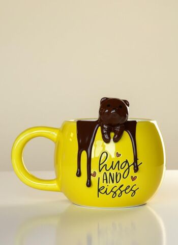 Ayı Figürlü Seramik Kupa 350 ml