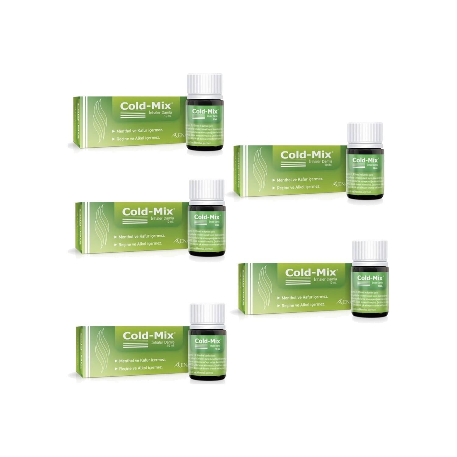 Cold-Mix İnhaler Damla 10 ml (Yeşil) 5 Adet