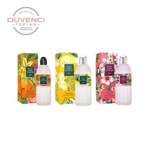 Düvenci Toptan Eyüp Sabri Tuncer 400 ML 3'lü Kolonya Seti B