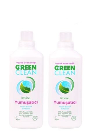Green Clean Organik Lavanta Yağlı Bitkisel Yumuşatıcı 1000 ml 2 Li