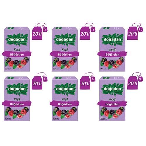 Doğadan Böğürtlenli Karışık Meyve Çayı 6 Paket