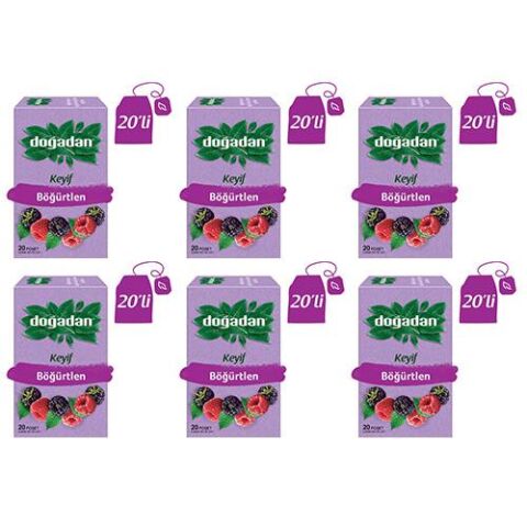 Doğadan Böğürtlenli Karışık Meyve Çayı 6 Paket