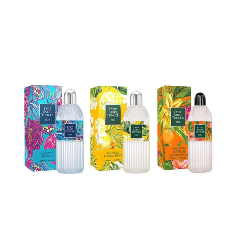 Düvenci Toptan Eyüp Sabri Tuncer 400 ML 3'lü Kolonya Seti D