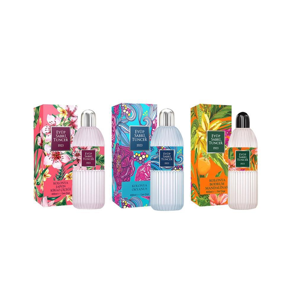 Düvenci Toptan Eyüp Sabri Tuncer 400 ML 3'lü Kolonya Seti E