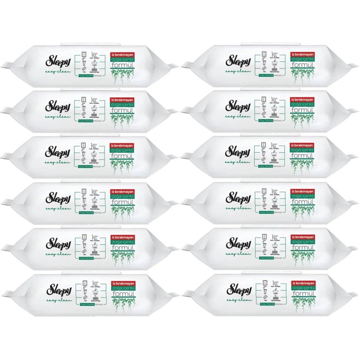 Sleepy Yüzey Temizlik Havlusu 100 Lü 12 adet
