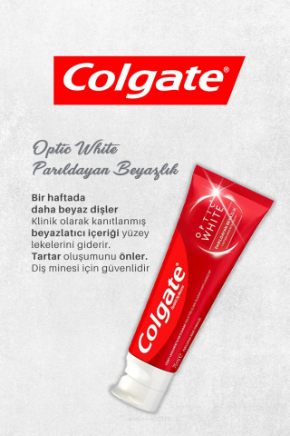 Colgate Optic White Parıldayan Beyazlık 7 AL 6 ÖDE  50 ml ve Kulak Çubuğu