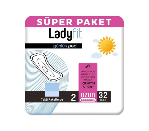 Ladyfit Günlük Ped Uzun 32 Adet