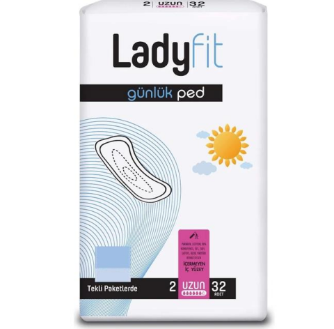 Ladyfit Günlük Ped Uzun 32 Adet