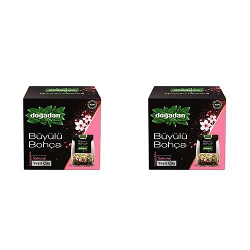 Doğadan Büyülü Bohça Sakura Yeşil Çay x 2 Paket