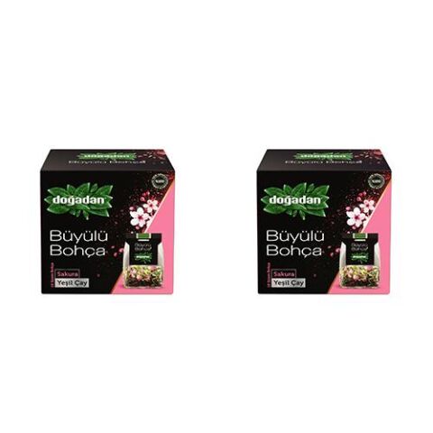 Doğadan Büyülü Bohça Sakura Yeşil Çay x 2 Paket
