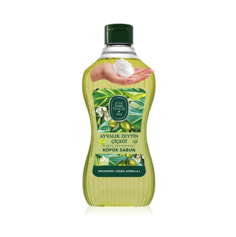 Eyüp Sabri Tuncer 1,5 L + 500 Ml Ayvalık Zeytin Çiçeği Köpük Sabun Bubble Gum Koku Hediye