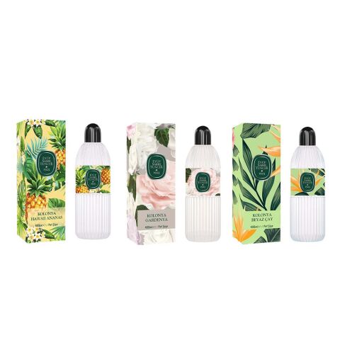 Eyüp Sabri Tuncer Kolonya Hawaii Ananas, Gardenya ve Beyaz Çay Pet Şişe 400 ml