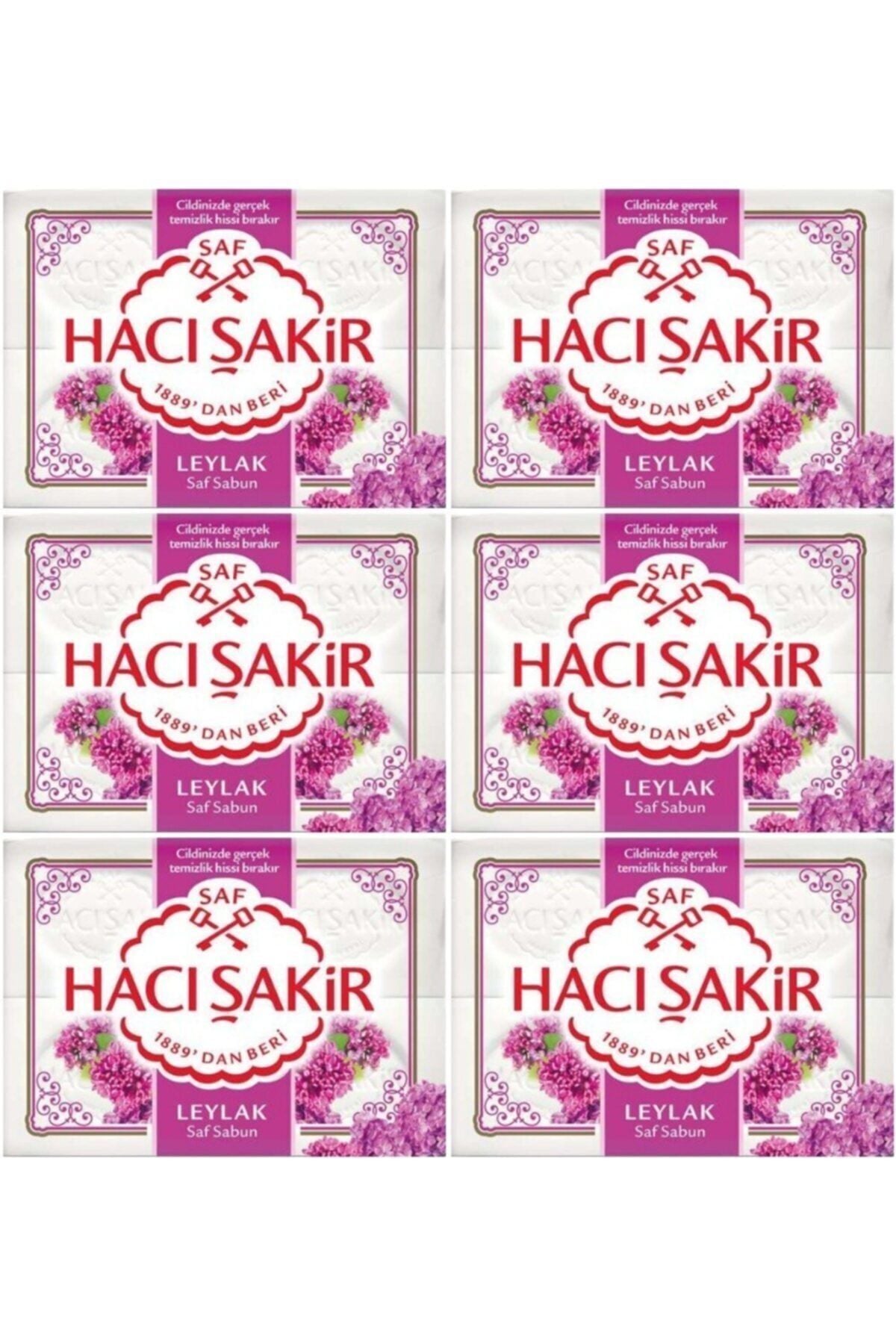 Hacı Şakir Leylak Kalıp Sabun 600 gr X 6 Adet