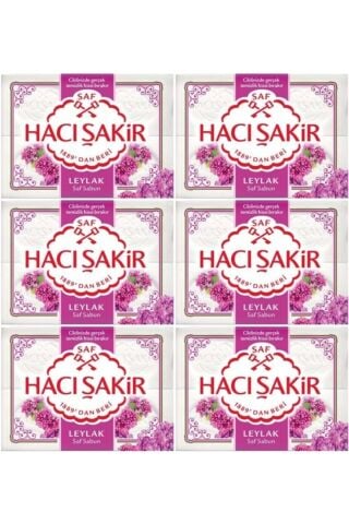 Hacı Şakir Leylak Kalıp Sabun 600 gr X 6 Adet