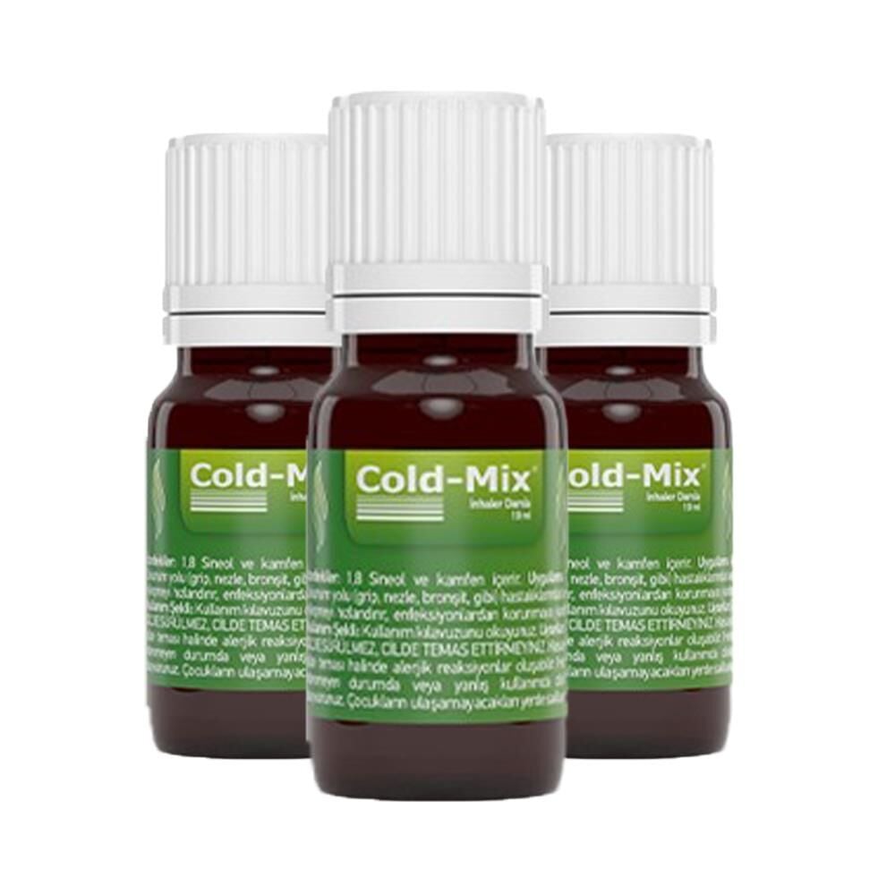 Cold-Mix İnhaler Damla 10 ml (Yeşil) x 3