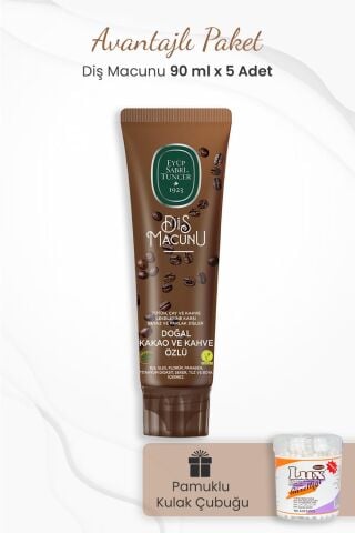 Eyüp Sabri Tuncer 5 al 4 öde Kakao ve Kahve Özlü Diş Macunu Hediyeli