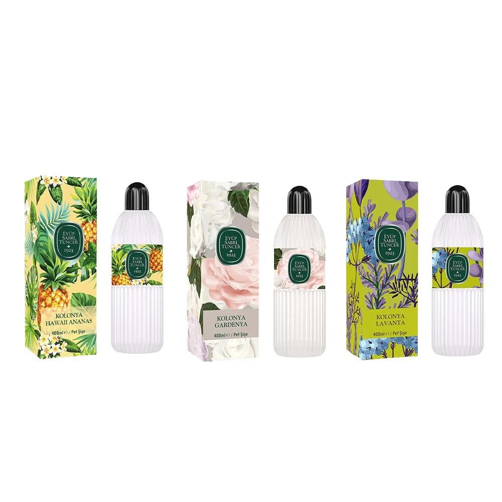 Eyüp Sabri Tuncer Kolonya Hawaii Ananas, Gardenya ve Lavanta Pet Şişe 400 ml