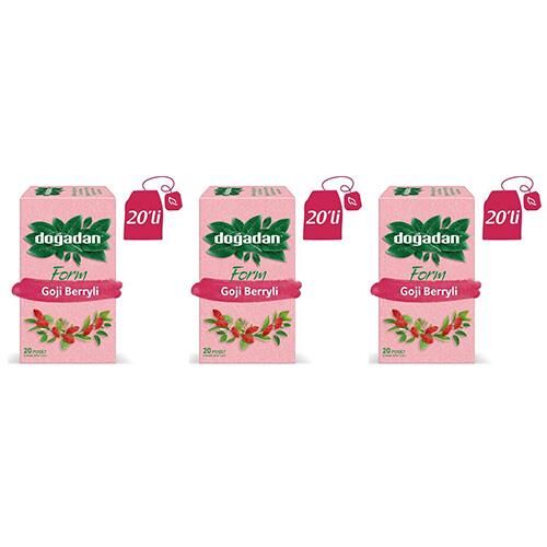Doğadan Form Goji Berry'Li 3 Paket