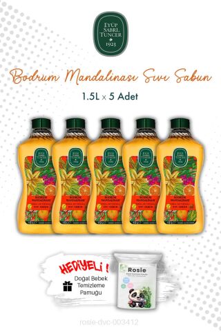 Bodrum Mandalinası X5 1.5L Sıvı Sabun ve ROSIE