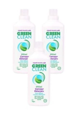 Green Clean Sıvı Çamaşır Deterjanı 1 l x 3'lü Set