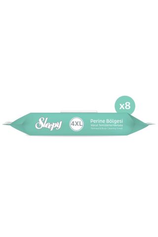 Sleepy Perine Bölgesi Vücut Temizleme Havlusu 8x50 (400 Yaprak)