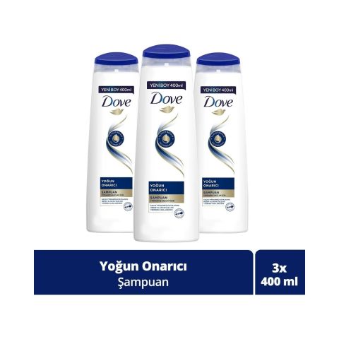 Dove Yoğun Onarıcı Saç Bakım Kremi 350 ml x 3